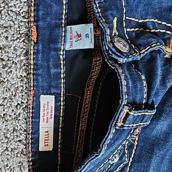 AWESOME TRUE RELIGION STELLA BIG T LOW RISE SKINNY JEANS - Picture 8 of 16